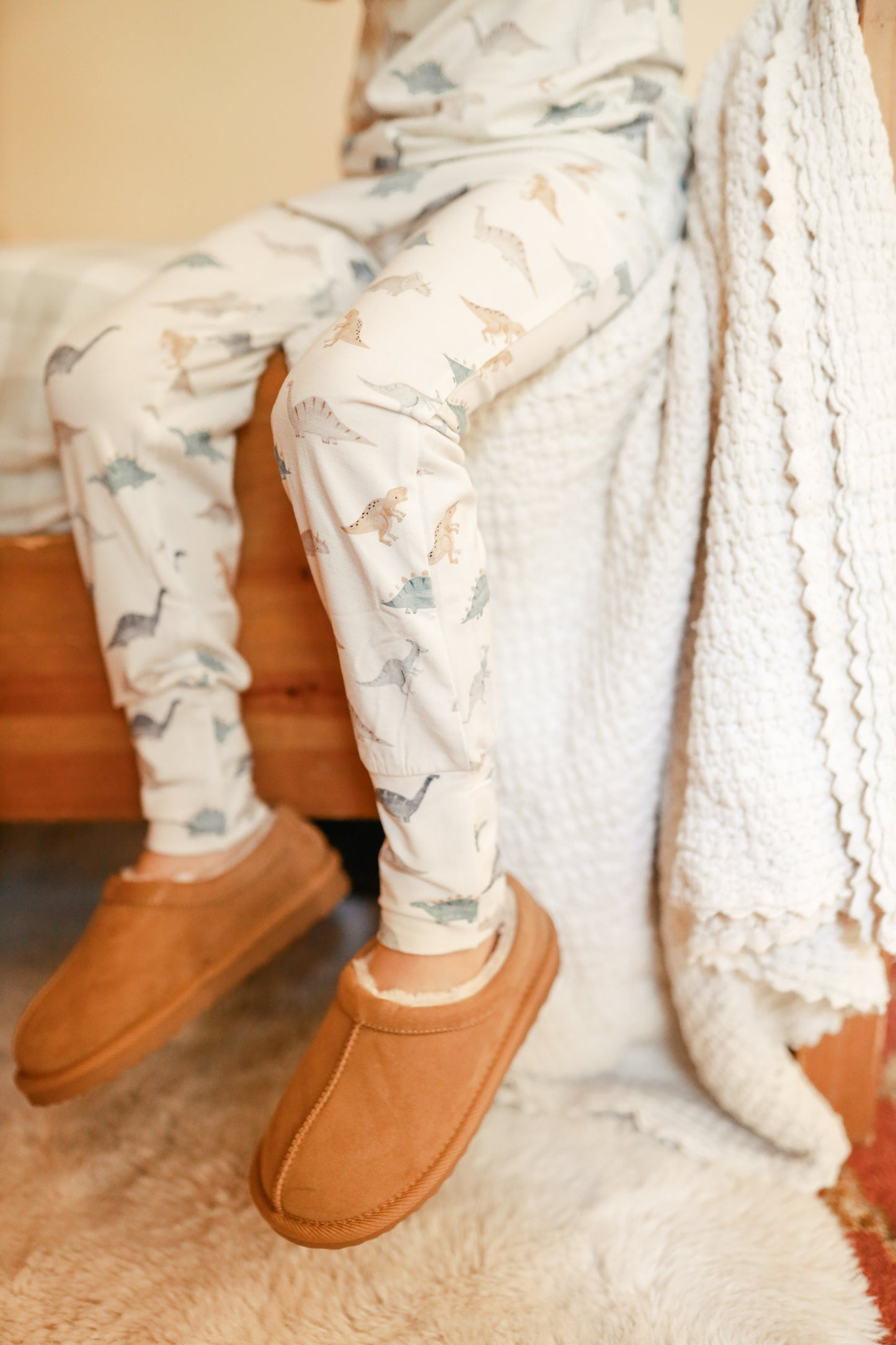 Snugglesaurus 2pc Henley Bamboo Pajamas - Sizes Newborn & Up!