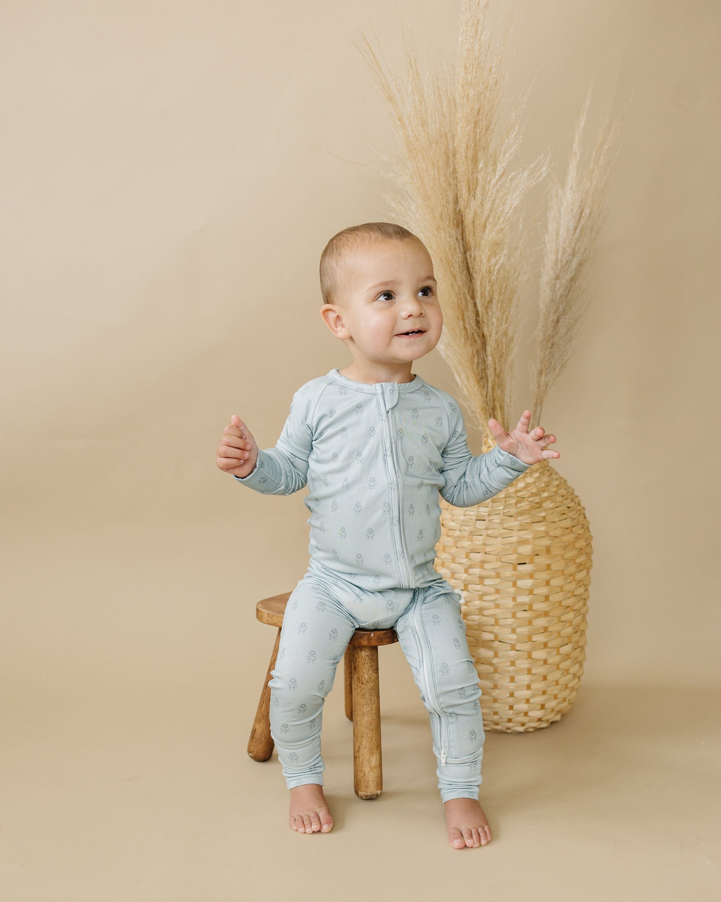 Fly Me to the Moon Bamboo Zippy Pajamas