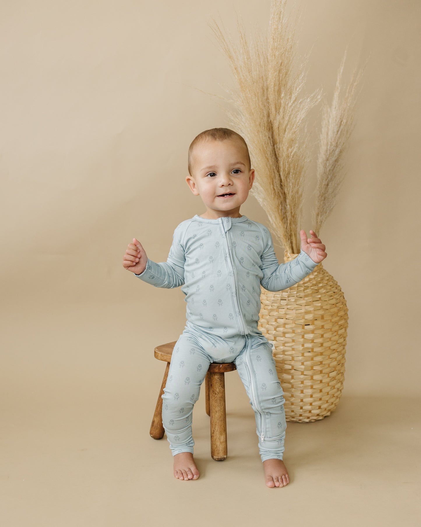 Fly Me to the Moon Bamboo Zippy Pajamas