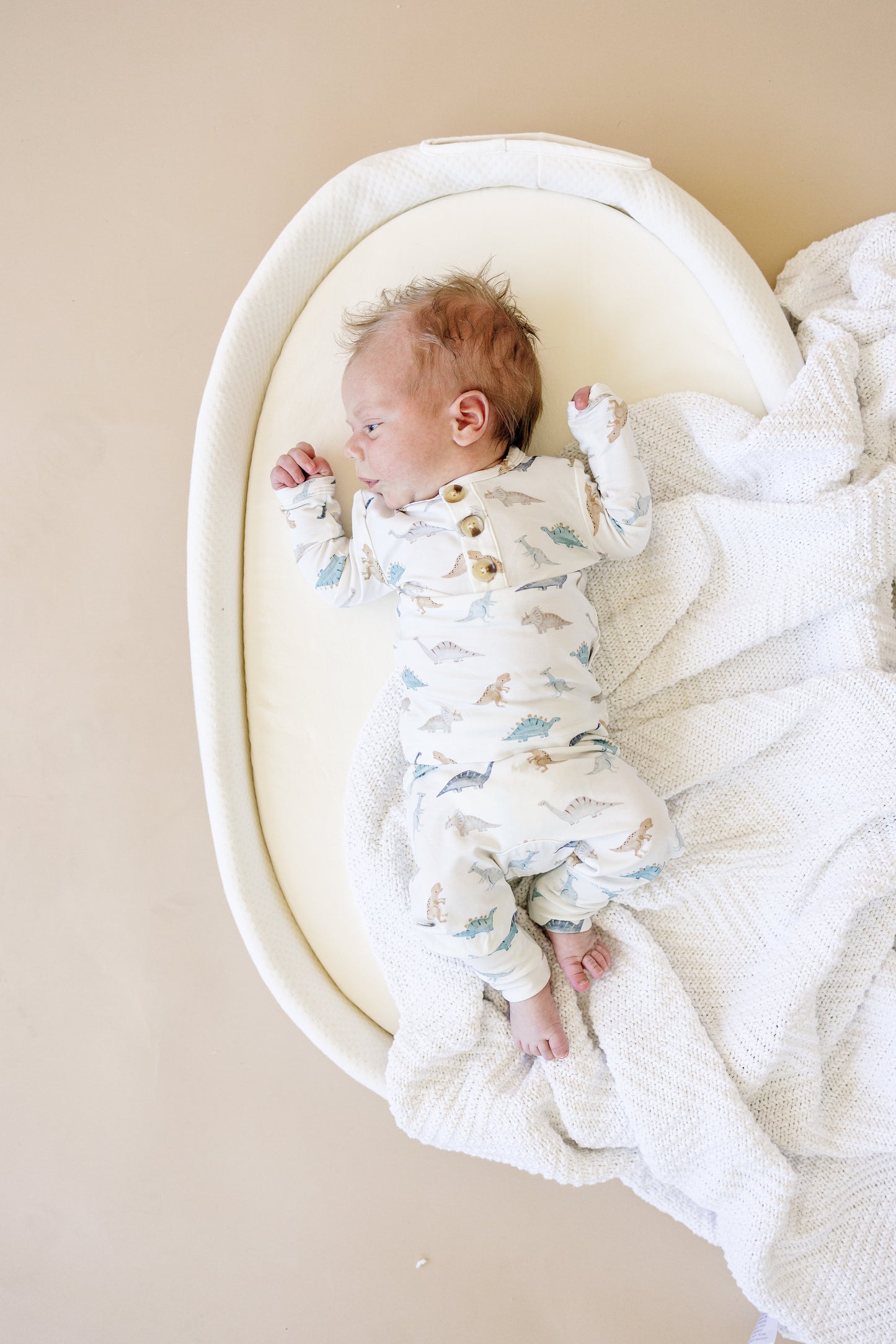 Snugglesaurus 2pc Henley Bamboo Pajamas - Sizes Newborn & Up!