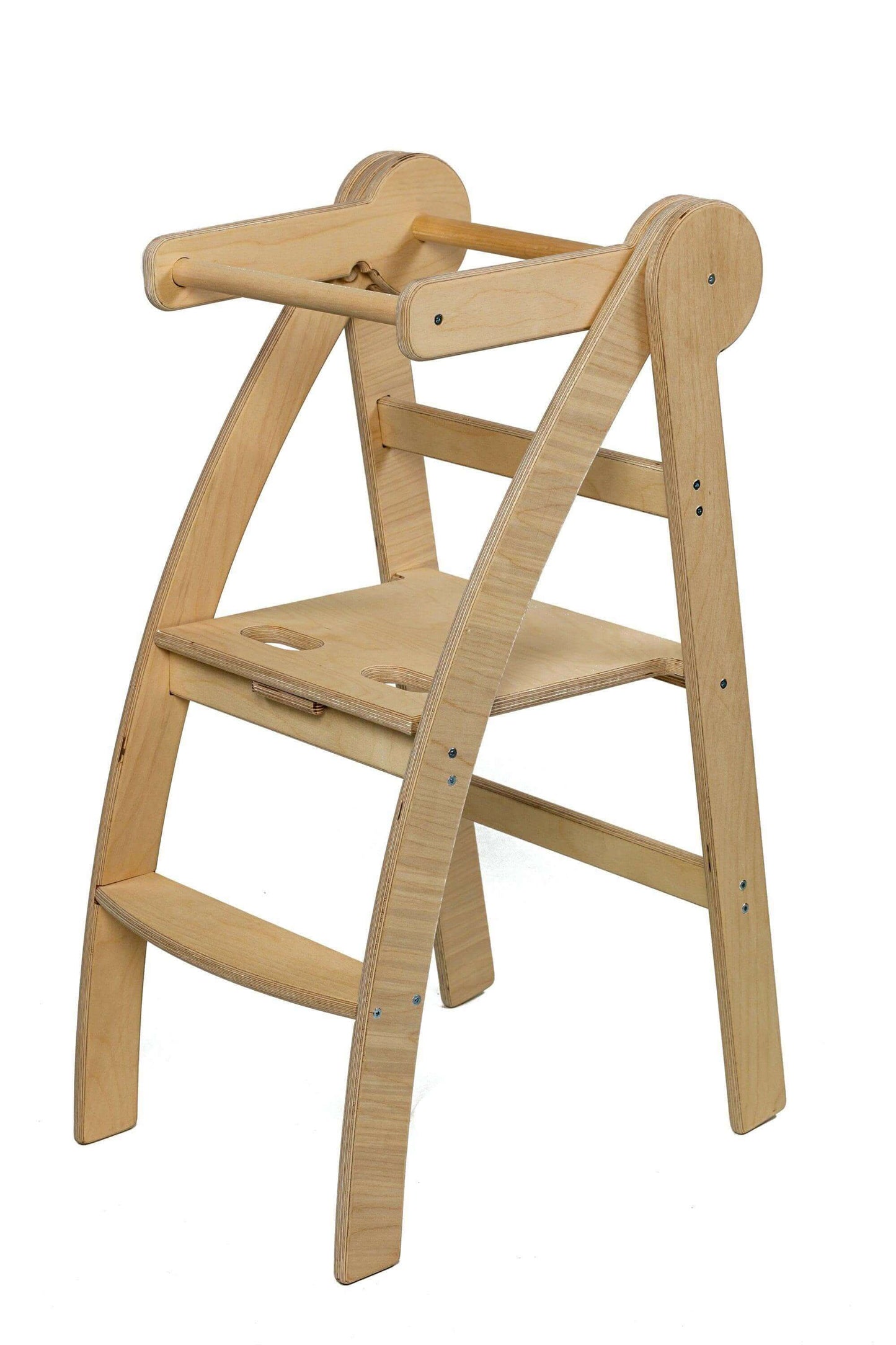 Montessori Foldable Toddler Tower: Safe Eco Learning Stool